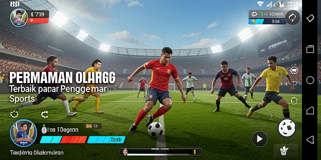 Tangkapan layar utama 2739 menampilkan aksi seru dalam pertandingan olahraga.