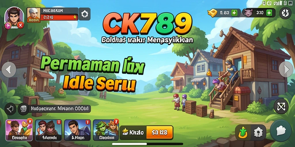 Tampilan gameplay CK789 yang menarik dan penuh warna.