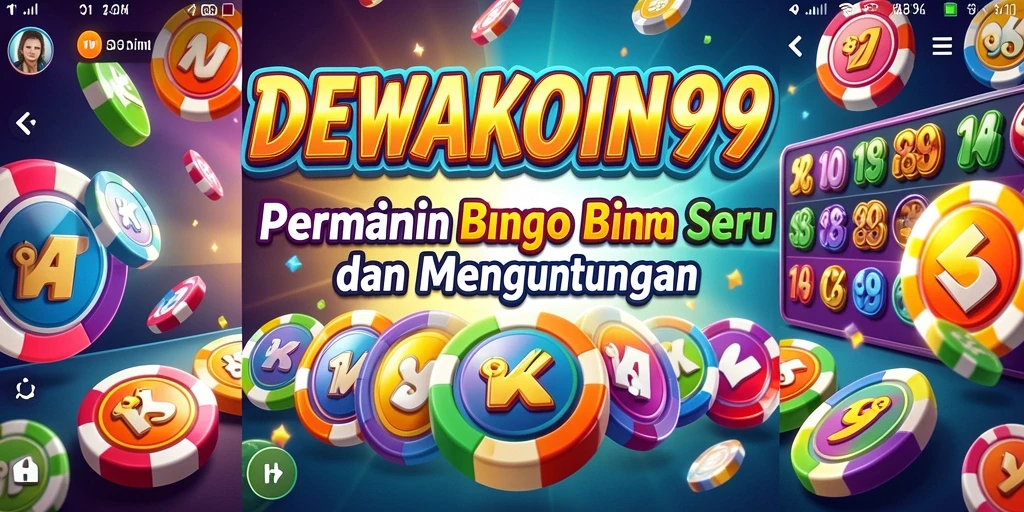 Tampilan gameplay DEWAKOIN99 yang menarik dengan suasana Bingo yang meriah.