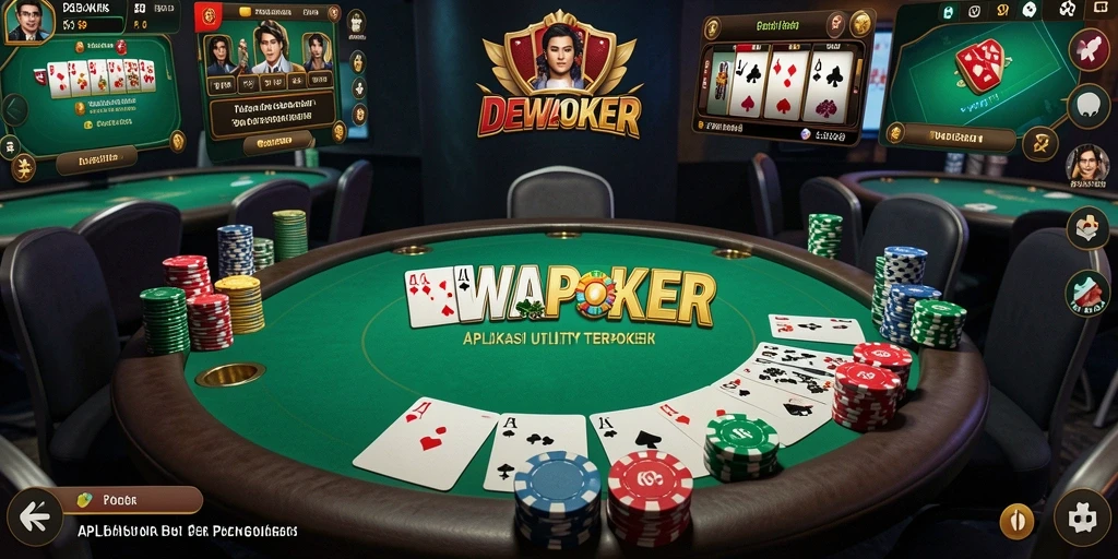 Tampilan gameplay DEWAPOKER yang menawan dan informatif.