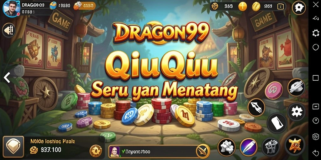 Tampilan gameplay QiuQiu yang seru dan menegangkan di DRAGON99.