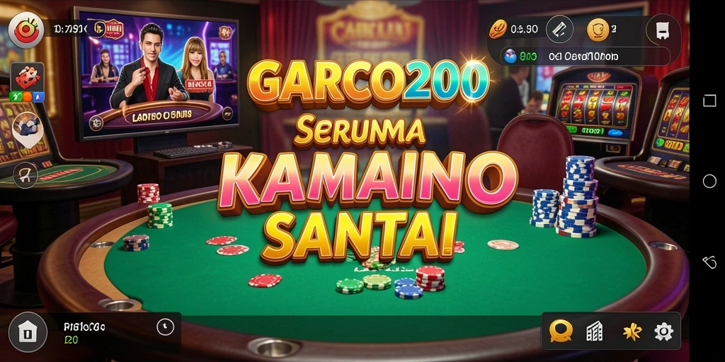 Tampilan menarik dari gameplay GARCO200 yang santai dan menghibur.