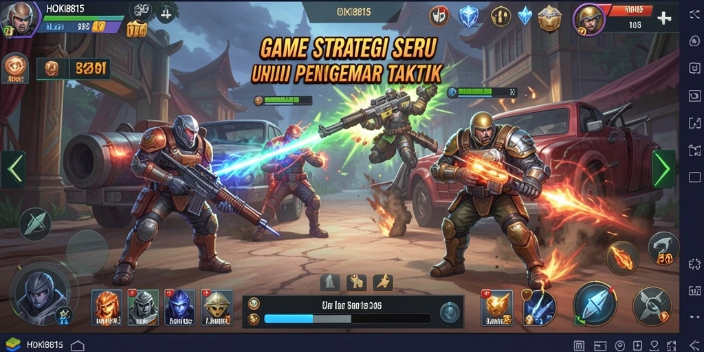 Tampilan gameplay HOKI8815 yang menarik dan penuh aksi.