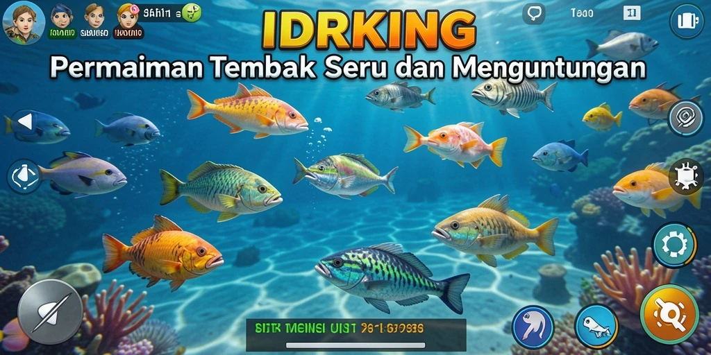 Gameplay seru menembak ikan di IDRKING.