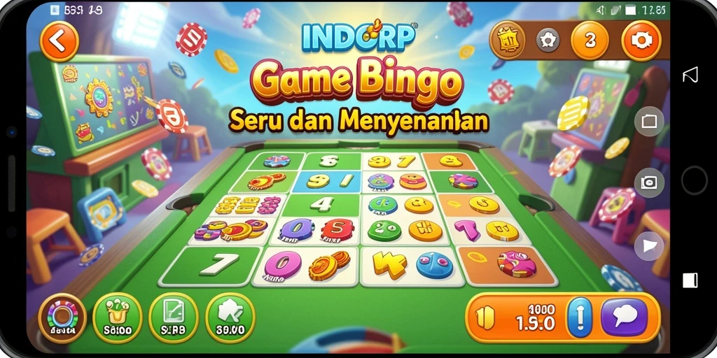 Screenshot gameplay <strong>INDORP</strong> menampilkan suasana menegangkan saat bermain Bingo.