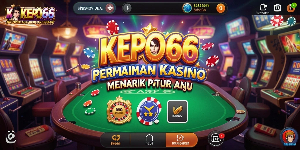 Tampilan gameplay menarik dari KEPO66 dengan berbagai pilihan permainan Kasino.