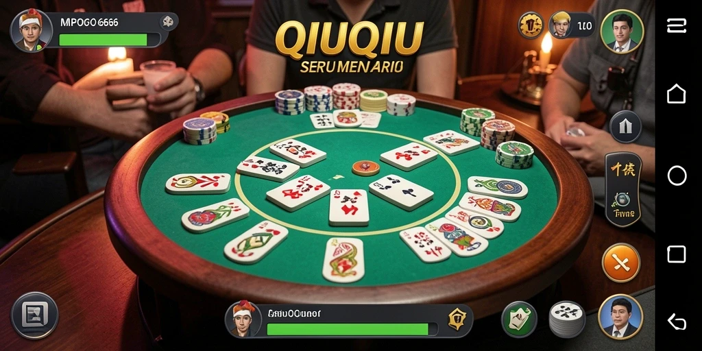 Tampilan gameplay QiuQiu yang menarik dan seru.