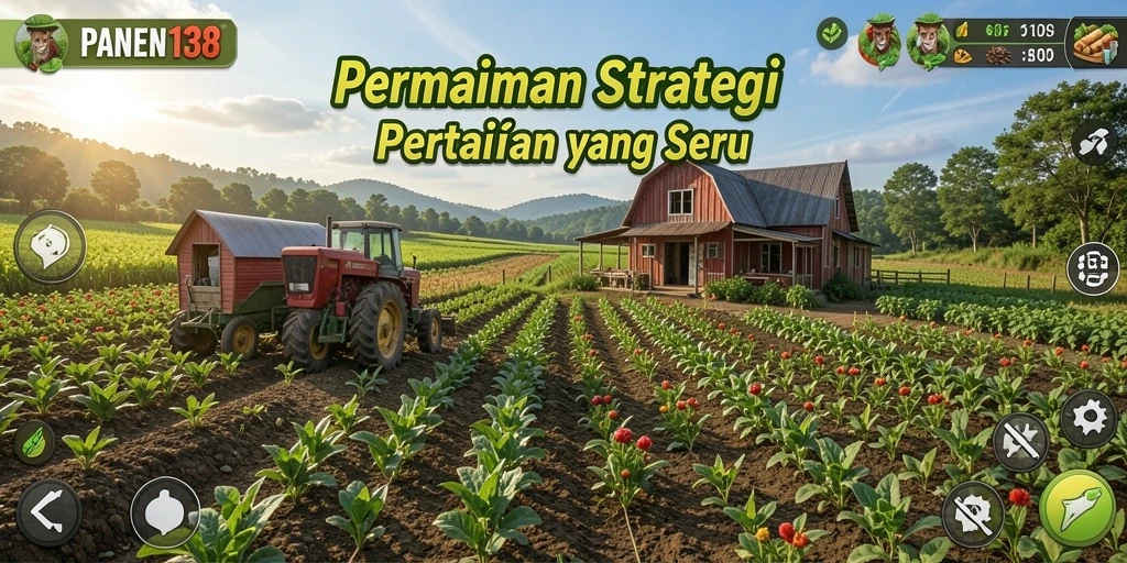 Tangkapan layar menunjukkan gameplay yang dinamis dan interaktif dalam PANEN138.