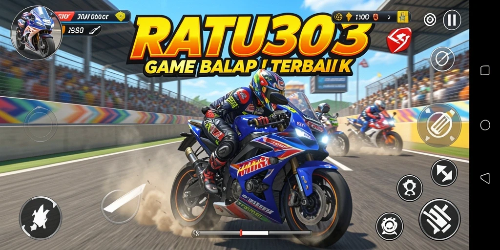 Gameplay seru dari game balap motor RATU303.