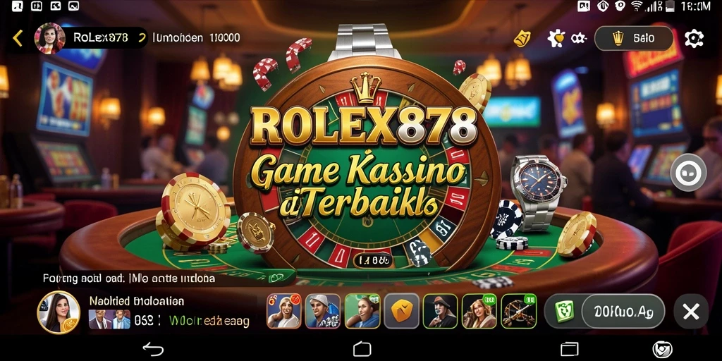 Tampilan gameplay menarik dari ROLEX878 menampilkan keseruan bermain Kasino.