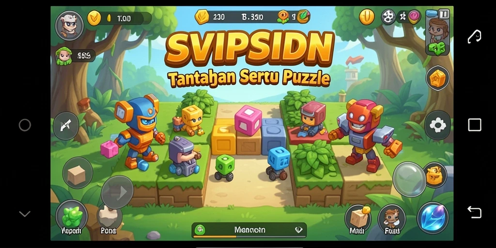 Screenshot gameplay SVIPSIDN menunjukkan tantangan menarik dari puzzle.