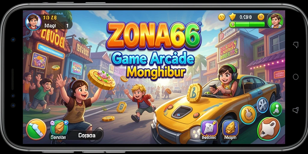 Screenshot gameplay ZONA66 menampilkan aksi seru dan tantangan menantang.